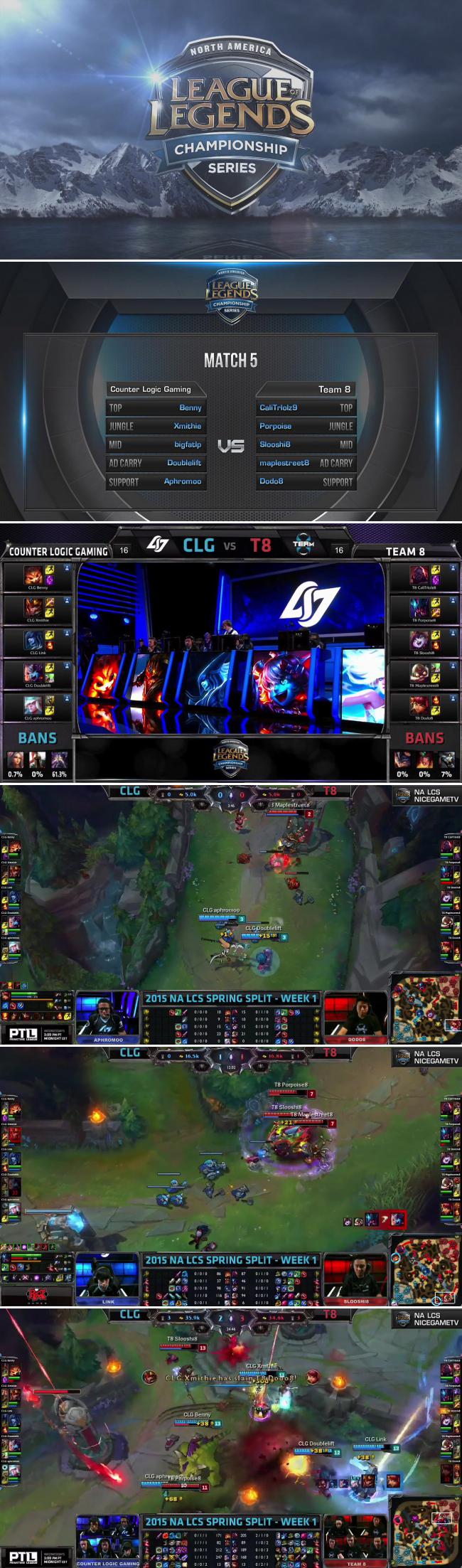 The 2015 LCS NA Spring Split 1주차 5경기 150125 다운로드