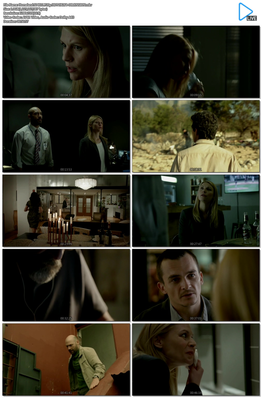 [Hd고화질] 홈랜드 Homeland [시즌4] 제1화 [한글자막] 토렌트
